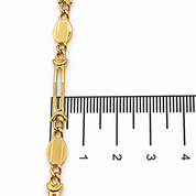 Bracciale - 18 carati Oro giallo - Made in Italy-Handmade