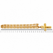 Collana con ciondolo - 18 carati Oro giallo - Made in Italy - HandMade