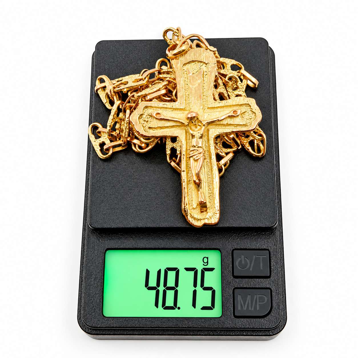 Collana con ciondolo - 18 carati Oro giallo - Made in Italy - HandMade