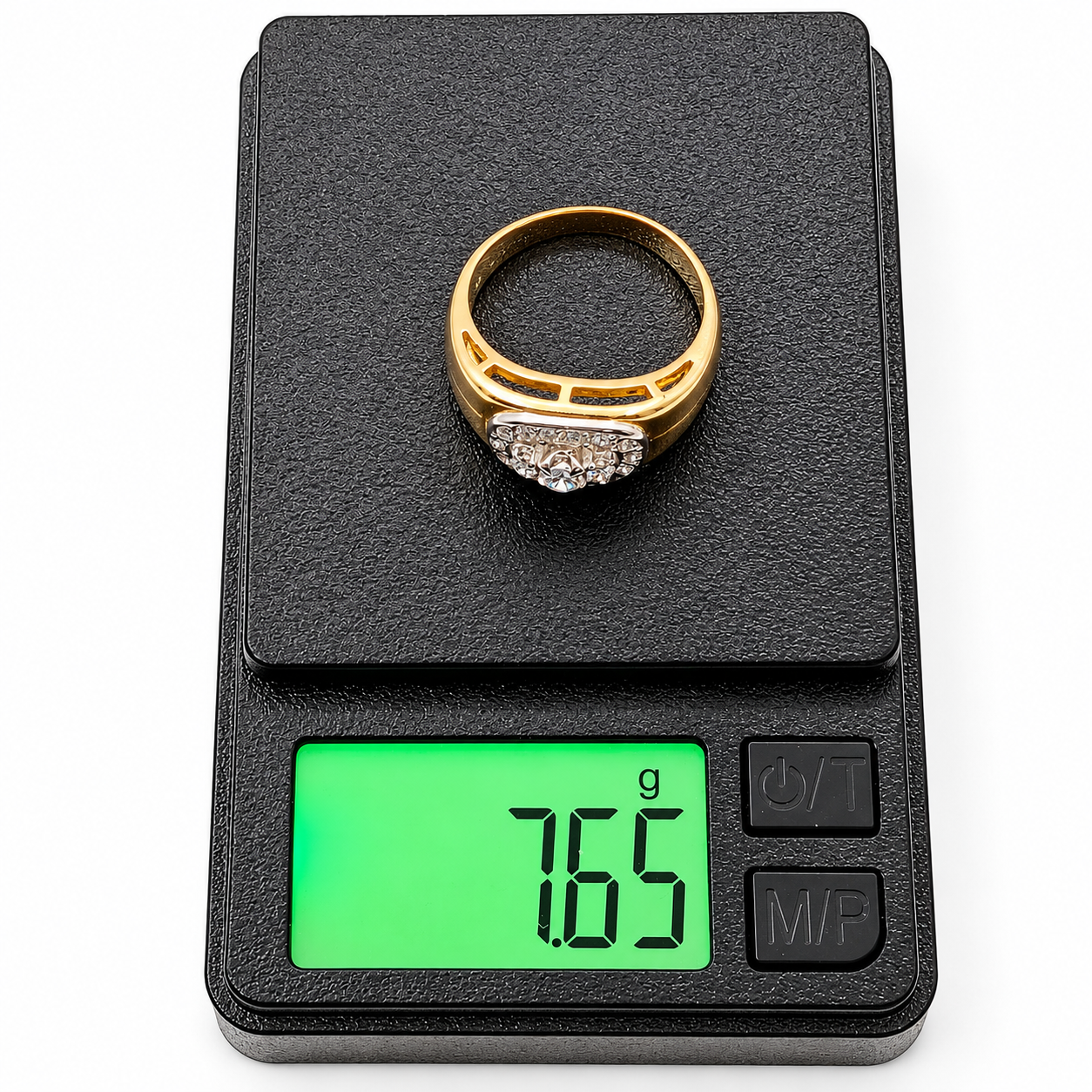 Anello - 18 carati Oro giallo, Oro bianco - 0.42ct. tw. Diamante (Naturale) - Made in Italy - Handmade