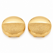 18 carati Oro giallo, Copri Bottoni - MAde in Italy - Handmade
