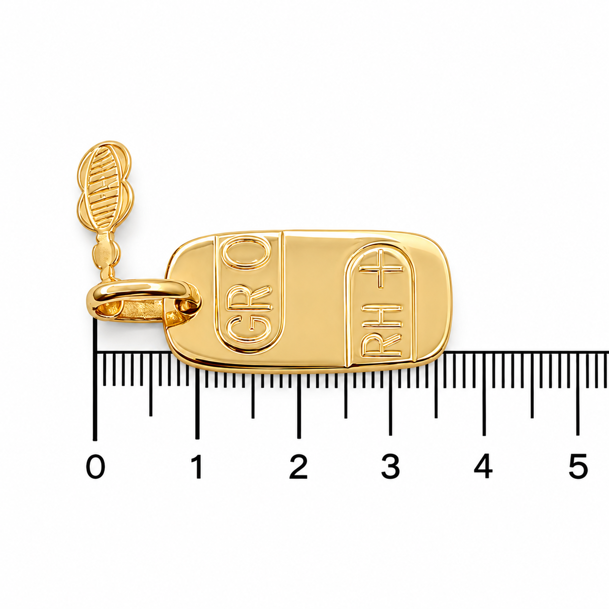 Ciondolo - 18 carati Oro giallo - Made in Italy - Handmade