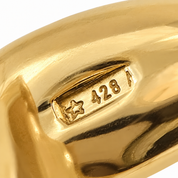 Ciondolo - 18 carati Oro giallo, Oro bianco - 0.15ct. tw. Diamante (Naturale) - Made in Italy - HandMade