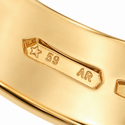 Anello - 18 carati Oro giallo - 0.07ct. tw. Diamante (Naturale) - Made in Italy - Handmade