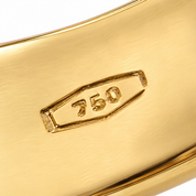Anello - 18 carati Oro giallo Onice - Made in Italy - Handmade