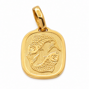 Ciondolo - 18 carati Oro giallo - Made in Italy - Handmade