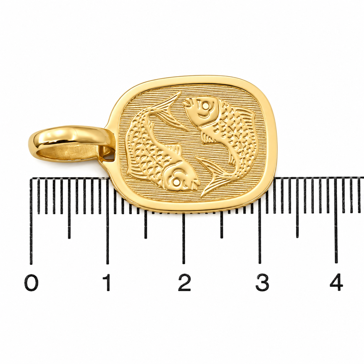 Ciondolo - 18 carati Oro giallo - Made in Italy - Handmade