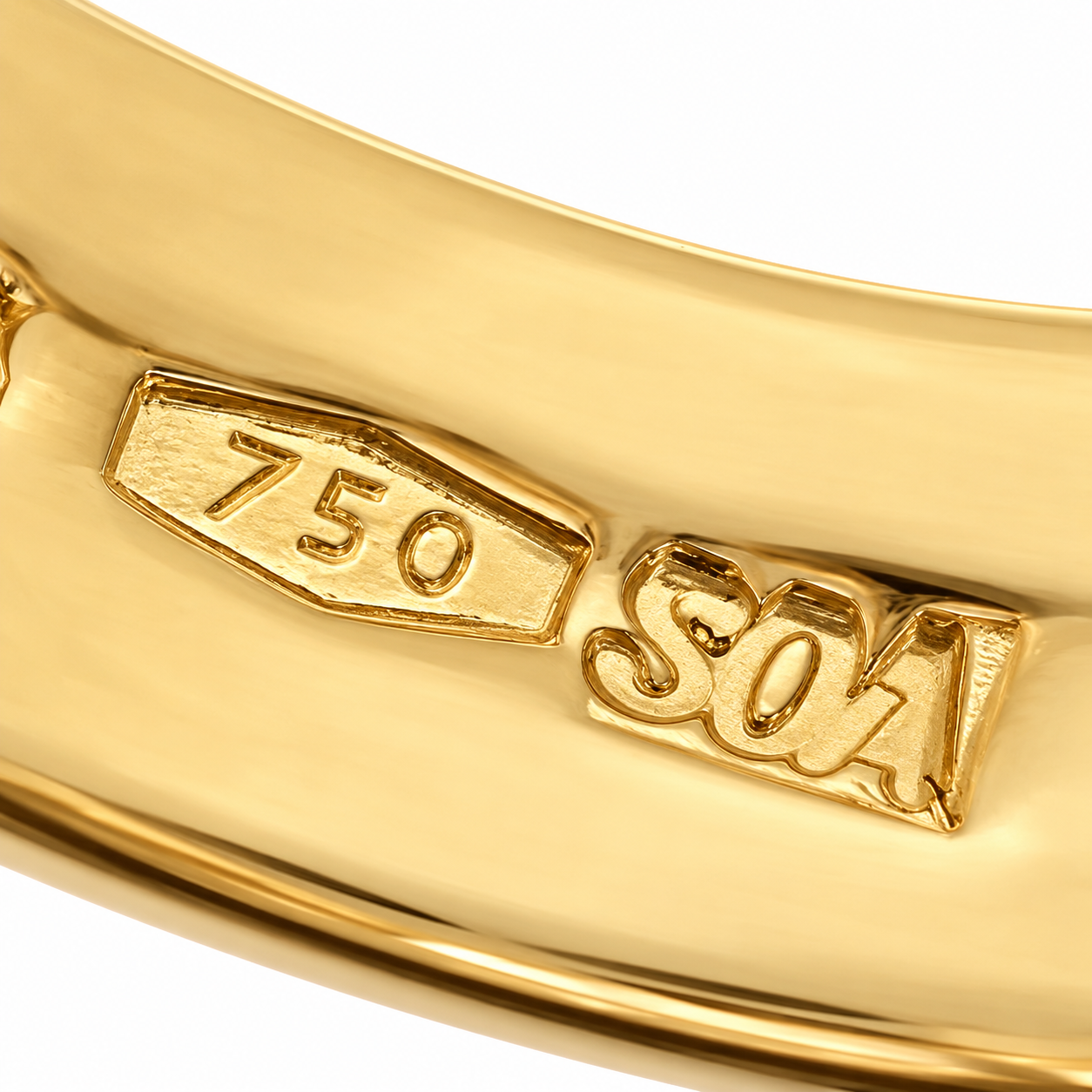 Anello - 18 carati Oro giallo - 0.07ct. tw. Diamante (Naturale) - Made in Italy - Handmade