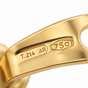Ciondolo - 18 carati Oro giallo, Oro bianco - 0.03ct. tw. Diamante (Naturale) - Made in Italy - Handmade
