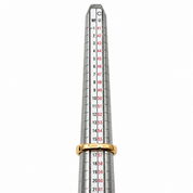 Anello - 18 carati Oro giallo, Oro bianco - 0.42ct. tw. Diamante (Naturale) - Made in Italy - Handmade