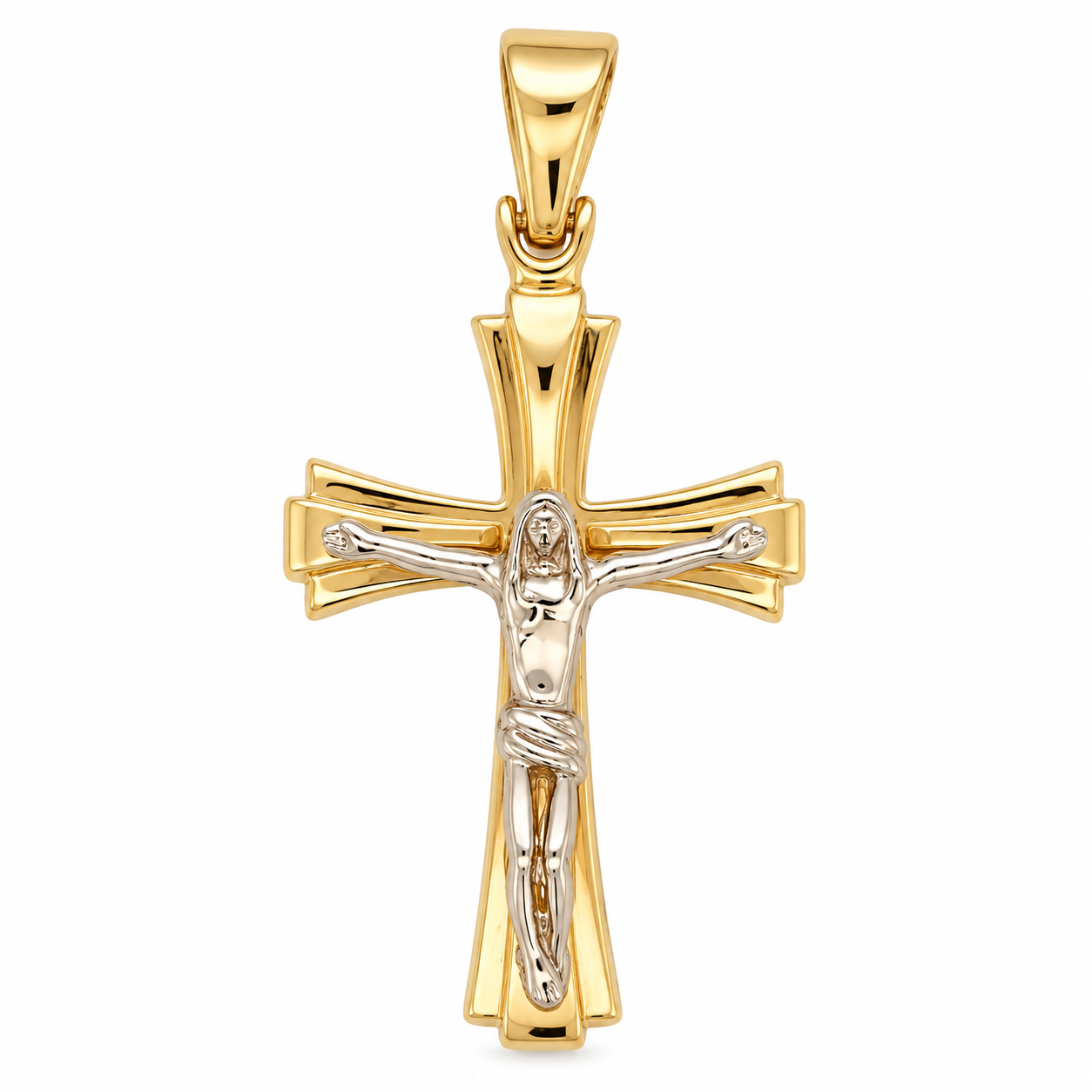 Ciondolo - 18 carati Oro giallo, Oro bianco - Made in Italy - Handmade