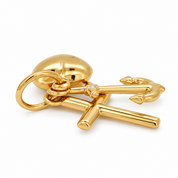 Ciondolo - 18 carati Oro giallo - Made in Italy - Handmade
