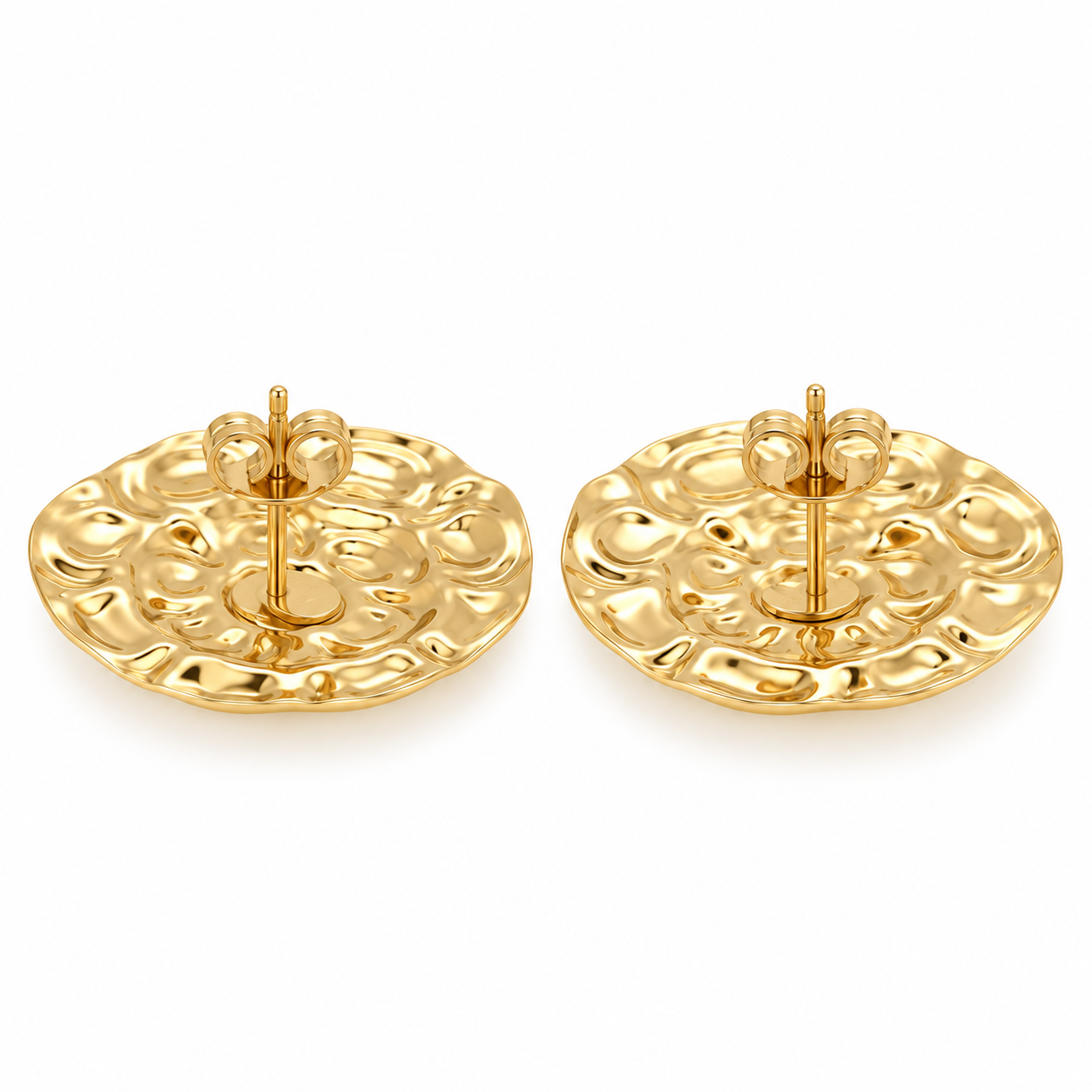 Orecchini - 18 carati Oro giallo - Made in Italy - Handmade