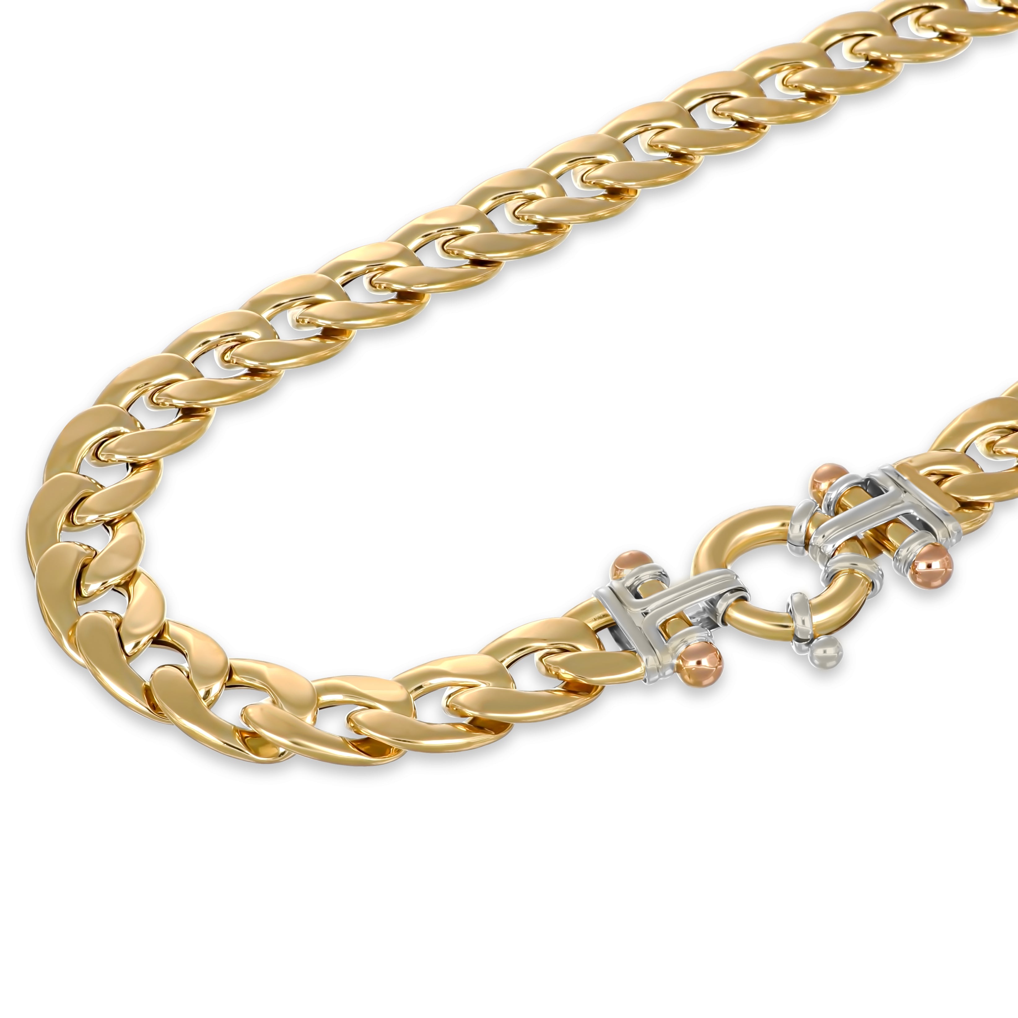 Collana - 18 carati Oro bianco, Oro giallo