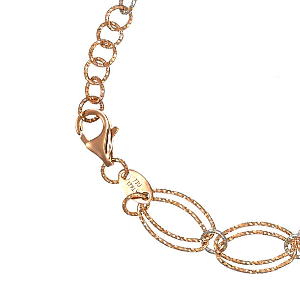 Bracciale - 18 carati Oro bianco, Oro rosa - 1.25ct. tw. Ametista