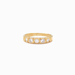 Anello - 18 carati Oro giallo - 0.32 ct. Diamante (Naturale)
