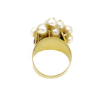 18 carati Oro giallo - Anello - Perle Akoya 5.20 mm