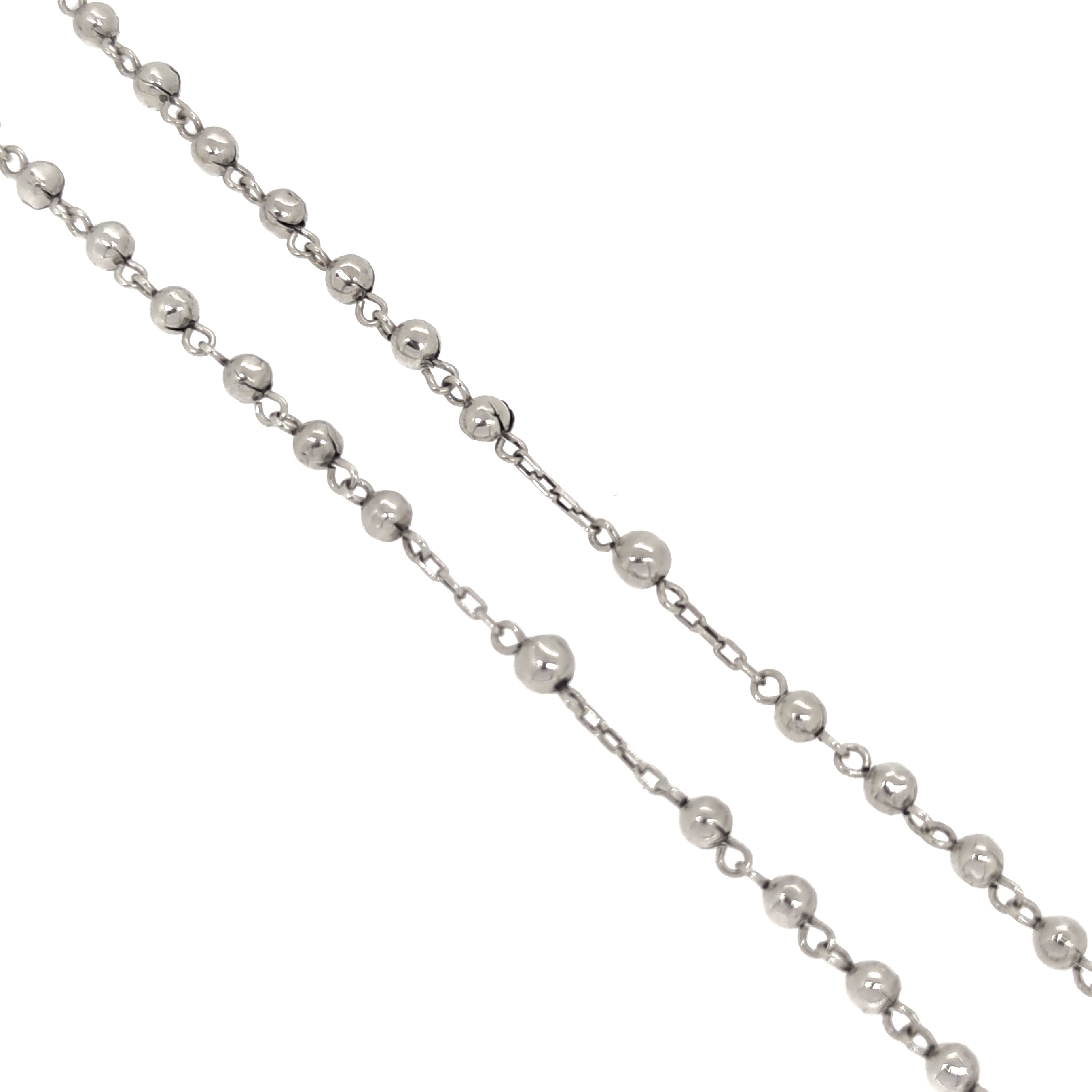 Collana rosario con pendente in Argento 925