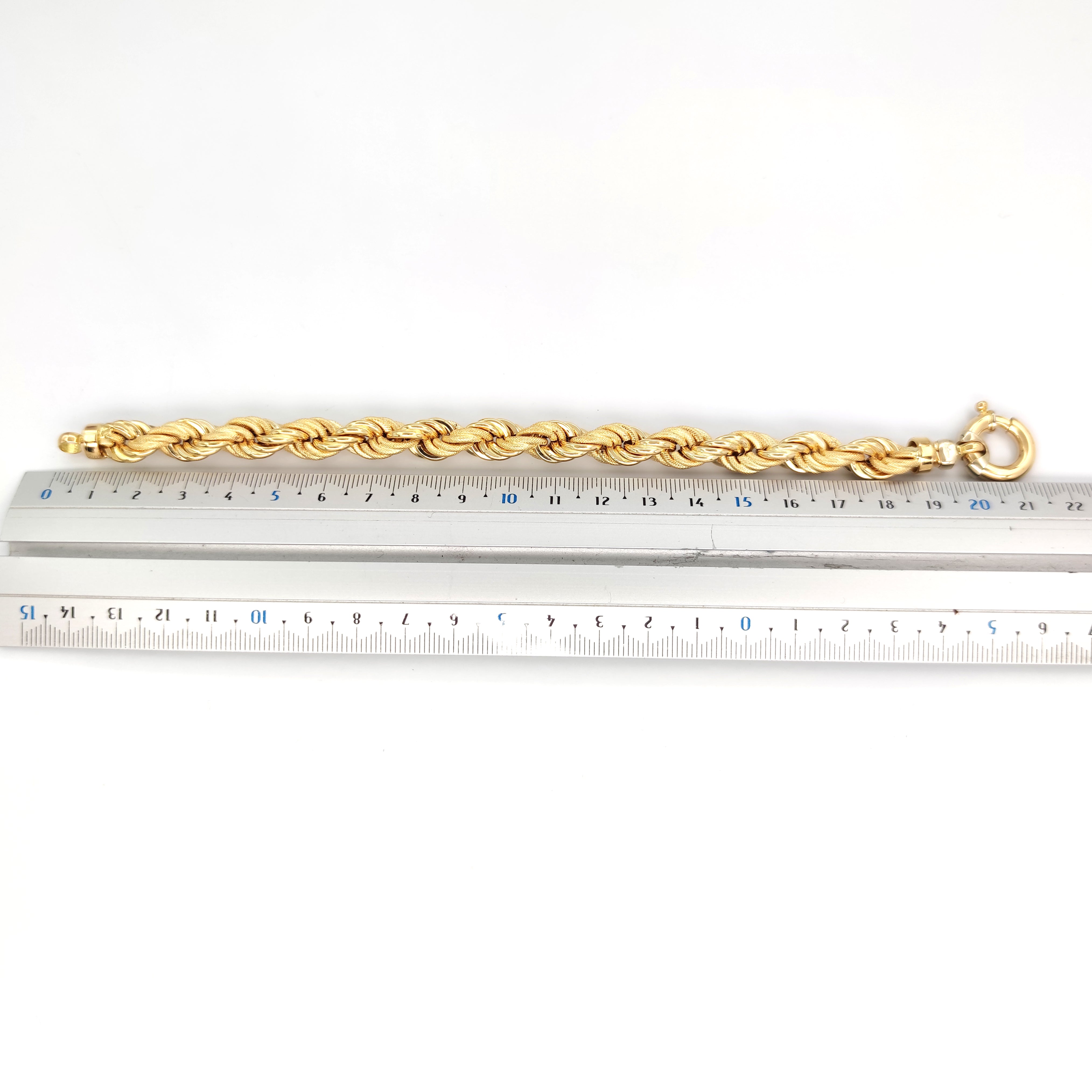 Bracciale - 18 carati Oro giallo, Oro bianco - Handmade