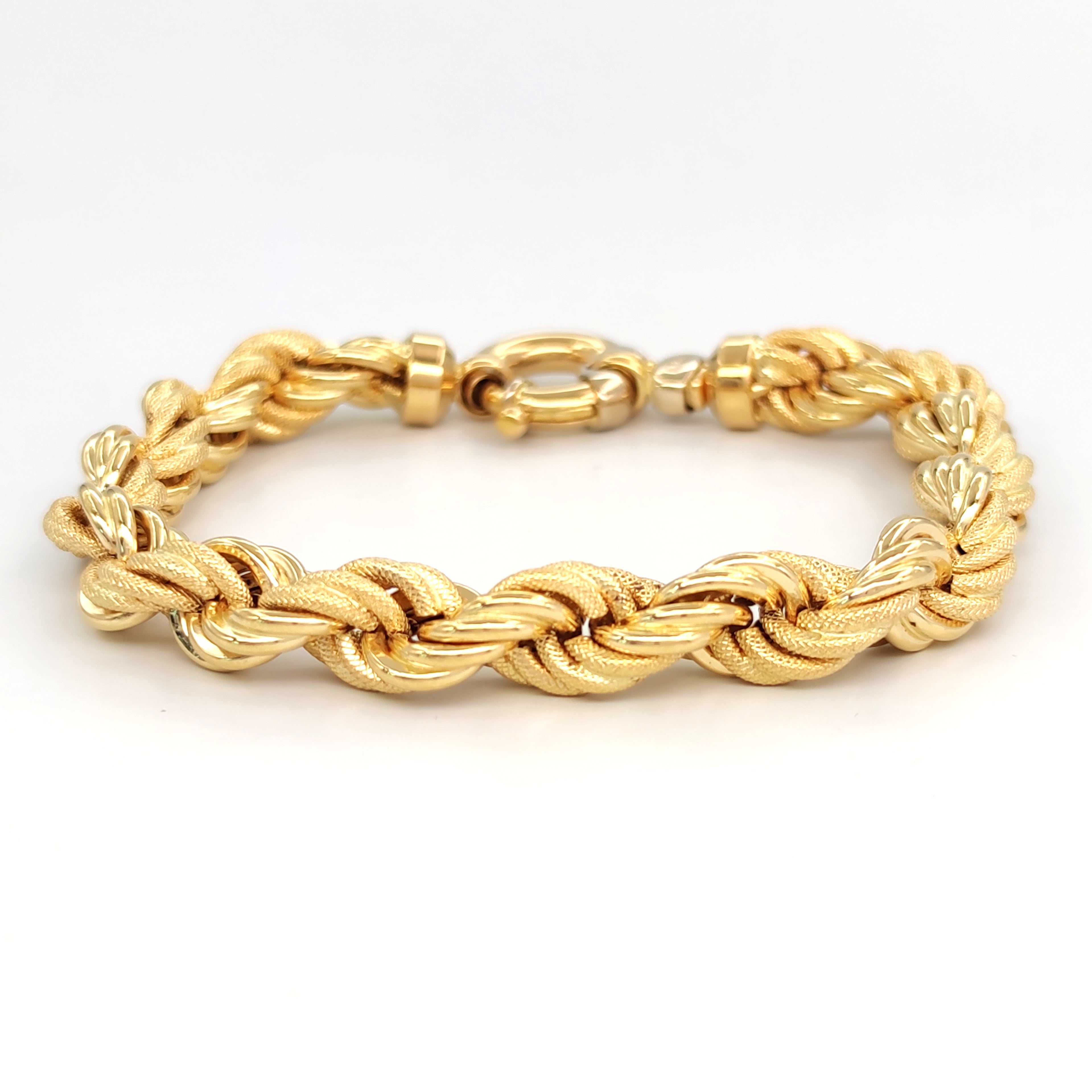 Bracciale - 18 carati Oro giallo, Oro bianco - Handmade