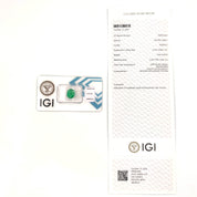 1 pcs Verde Smeraldo - 3.54 ct - Istituto Gemmologico Italiano (IGI)