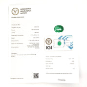 1 pcs Verde Smeraldo - 3.54 ct - Istituto Gemmologico Italiano (IGI)