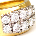 Anello - Oro 18 kt - Oro bianco, Oro giallo - 1.56ct. Diamante