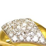 18 carati Oro bianco, Oro giallo - Anello - 0.52 ct Diamanti