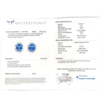 18 carati Oro bianco - Orecchini - 3.90 ct Tanzanite - Diamanti, Masterstones n 323PT209