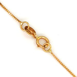 18 carati Oro giallo - Collana  pendente -zirconi