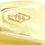 18 carati Oro giallo - Pendente con Zirconi