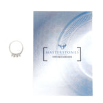 18 carati Oro bianco - Anello - Masterstones n 821PT288