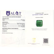 Anello - 18 carati Oro bianco - 8.03ct. tw. Smeraldo - Diamante