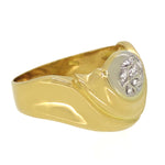 18 carati Oro bianco, Oro giallo - Anello Diamanti