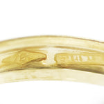 18 carati Oro  Giallo  Anello con zaffiri rubino e zirconi