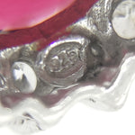 925 carati argento - Pendente Ciondolo con Zirconi e pietra sintetica