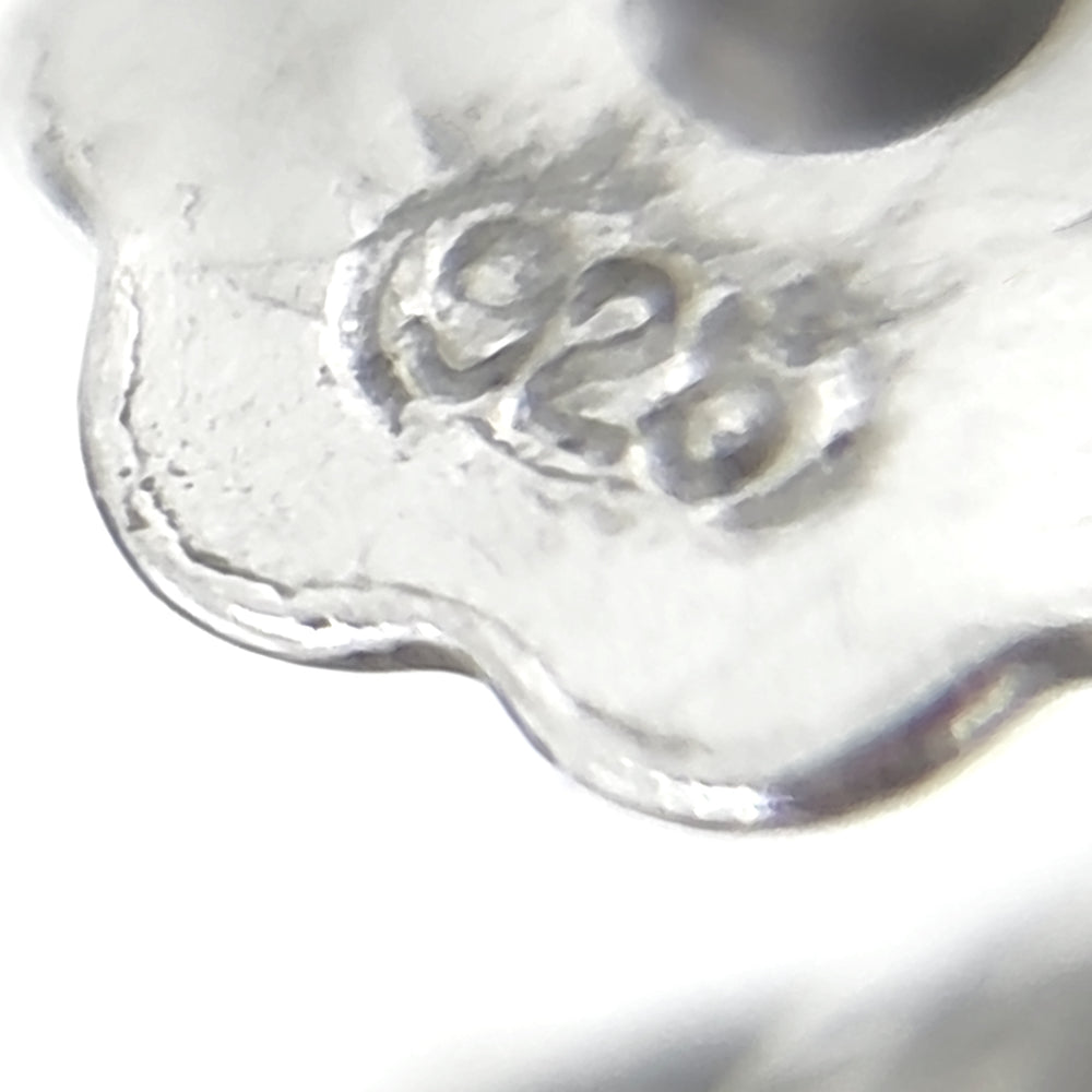 925 carati argento - Orecchino singolo con Zirconi e Rubini 6.72 ct