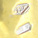18 carati Oro giallo Pendente - Zirconi e Topazio