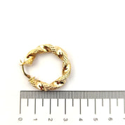 Orecchini - 18 carati Oro giallo - Made in Italy - Handmade