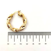 Orecchini - 18 carati Oro giallo - Made in Italy - Handmade