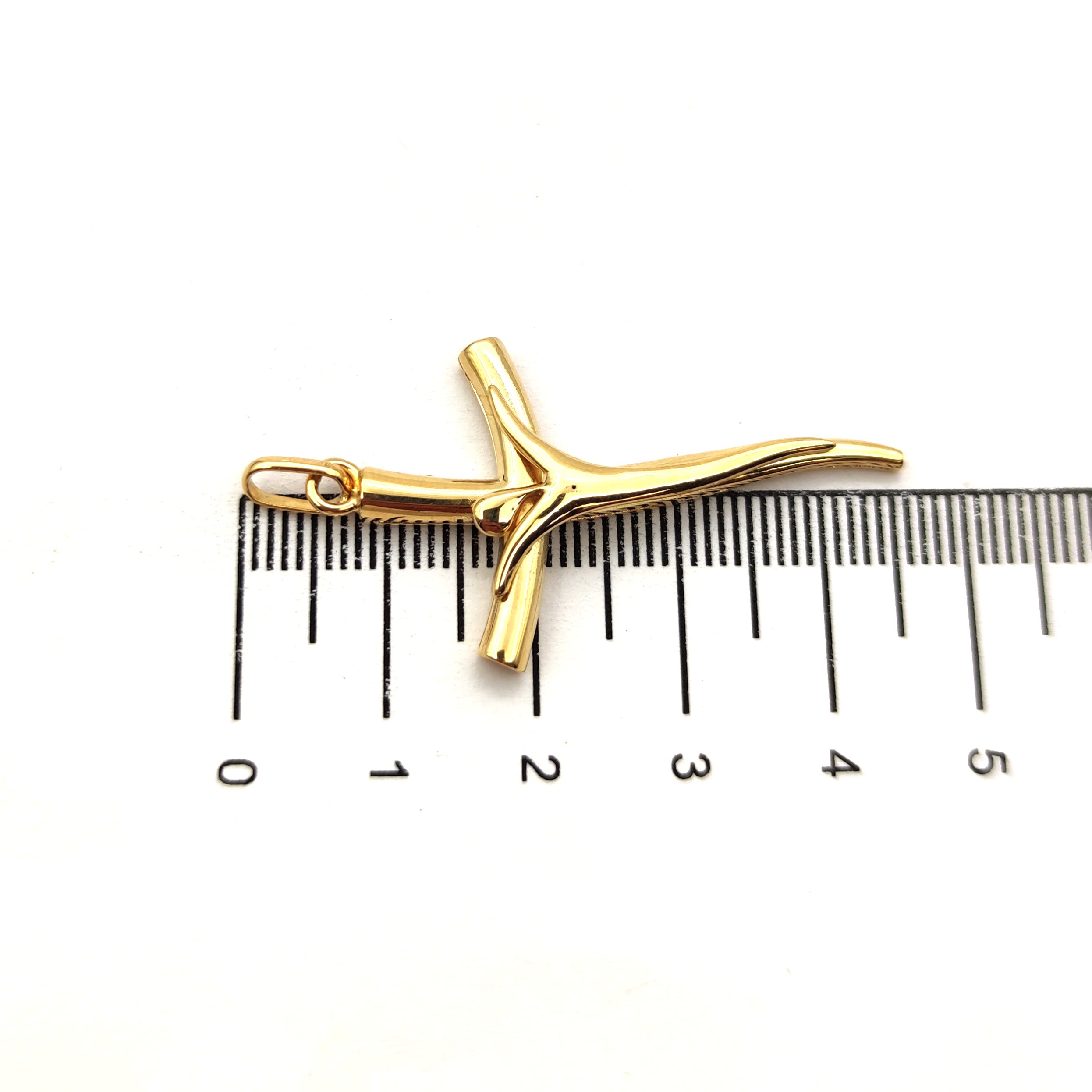 Ciondolo - 18 carati Oro giallo - Made in Italy - Handmade