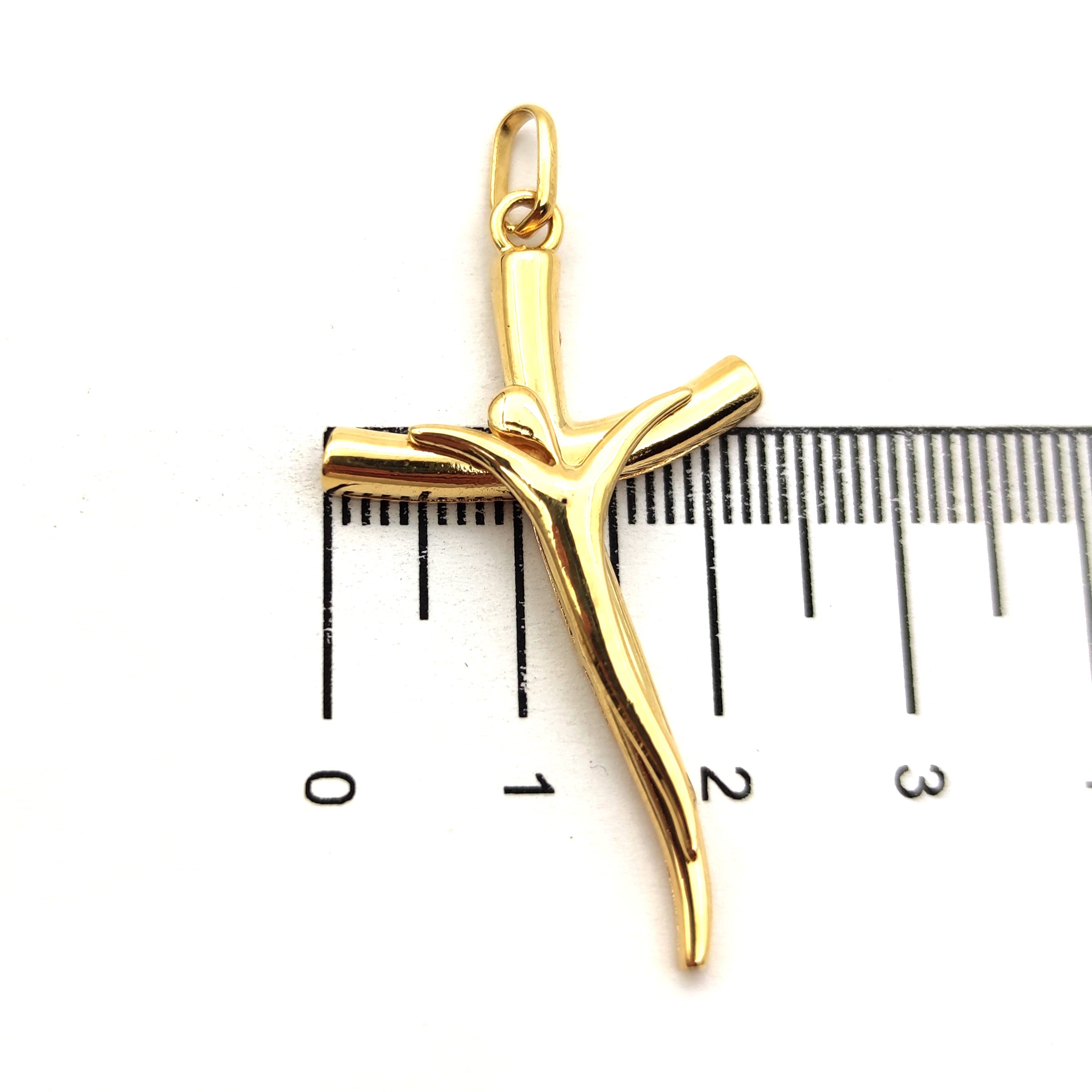 Ciondolo - 18 carati Oro giallo - Made in Italy - Handmade