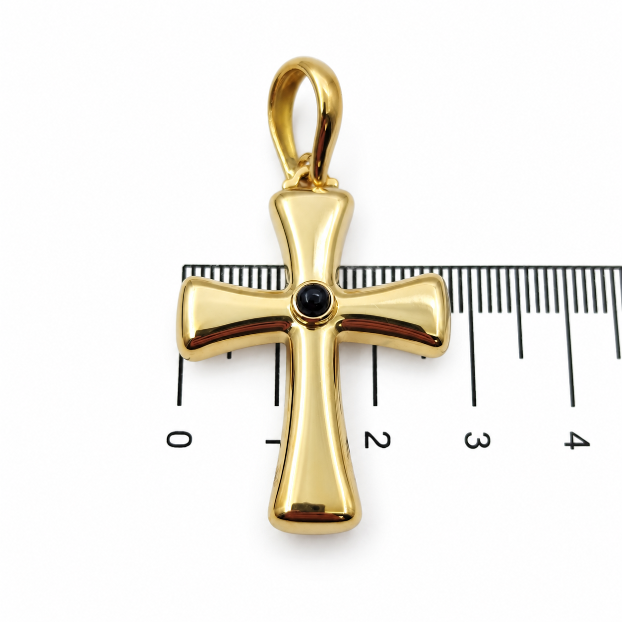 Ciondolo - 18 carati Oro giallo - 0.15ct. tw. Zaffiro - Made in Italy - HandMade