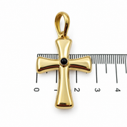 Ciondolo - 18 carati Oro giallo - 0.15ct. tw. Zaffiro - Made in Italy - HandMade
