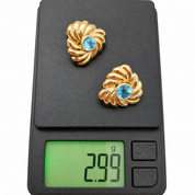 Senza prezzo di riserva - Orecchini - 18 carati Oro giallo - 1.80ct. tw. Topazio - Made in Italy - HandMade