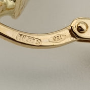 Orecchini - 18 carati Oro giallo - Made in Italy - Handmade