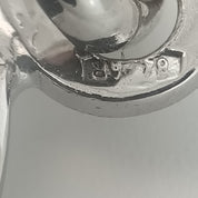 Ciondolo - 18 carati Oro bianco - Made in Italy - Handmade