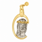 Ciondolo - 18 carati Oro giallo, Oro bianco - Made in Italy - Handmade