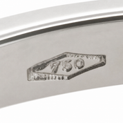 Anello - 18 carati Oro bianco - 0.15ct. tw. Diamante (Naturale) - Made in Italy - Handmade