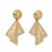 Orecchini - 18 carati Oro giallo - Made inItaly - Handmade
